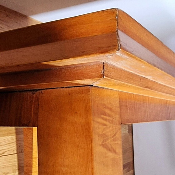 Image 1 of Tavolo da gioco Thonet vintage in sicomoro, amaranto e impiallacciatura di legno, anni '50