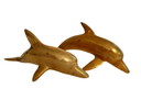 2x brass dolphins