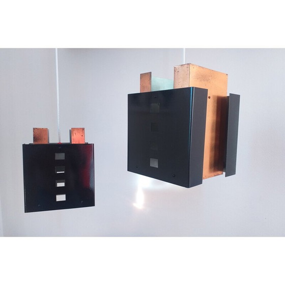 Image 1 of Pair of vintage  Pendants, Mid Century Denmark 1970s