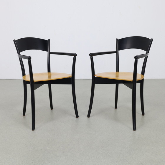 Image 1 of 2x Postmodern Arm Chair, Italy, 1990s