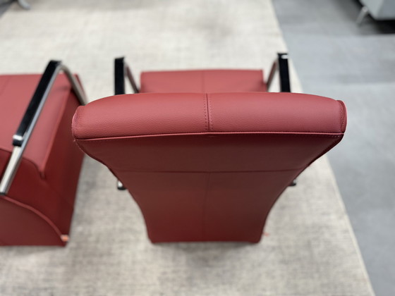 Image 1 of 1 Jess Design Bari Armchair red leather