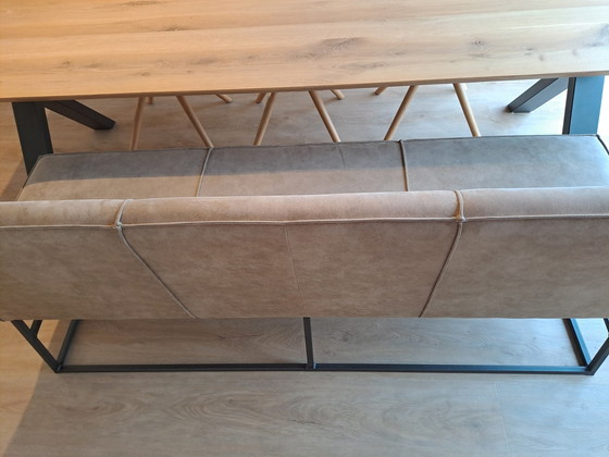 Image 1 of Solid Oak Table + Dining Bench