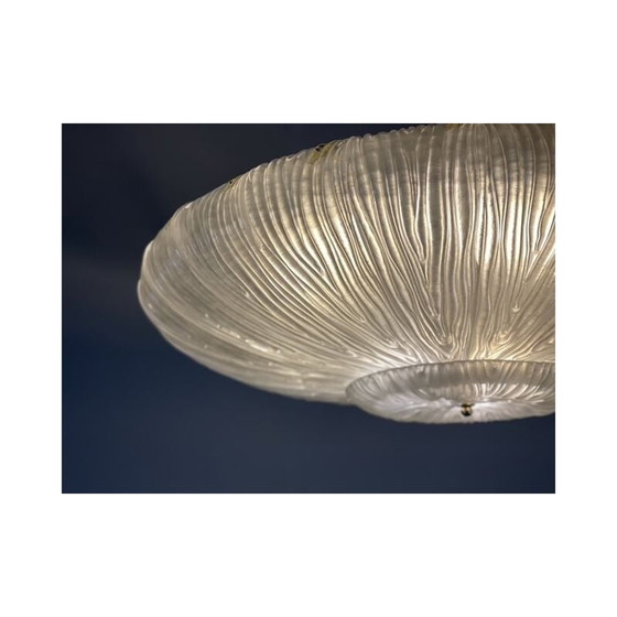 Image 1 of Vintage Murano glass chandelier 1950s