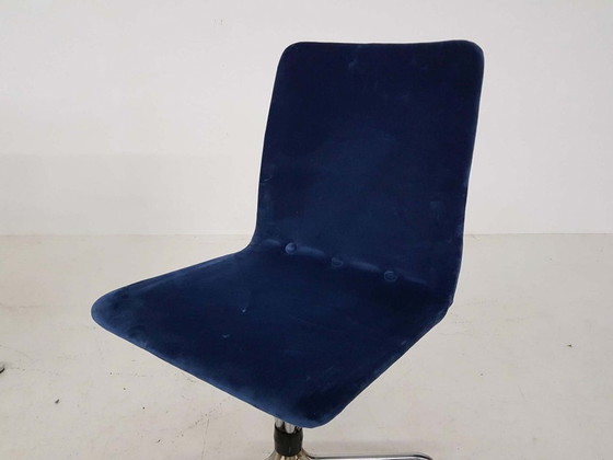 Image 1 of 3x Brabantia velvet dining chairs