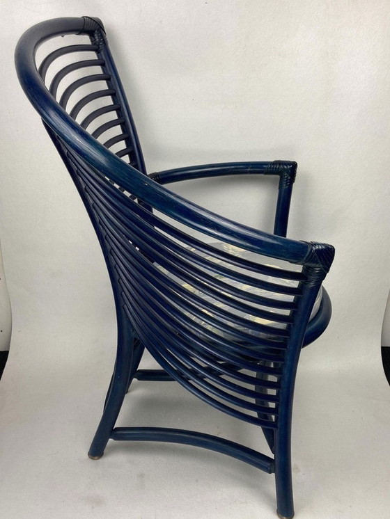 Image 1 of Dining Chairs From Flechtatelier Schütz, Germany, 1970S