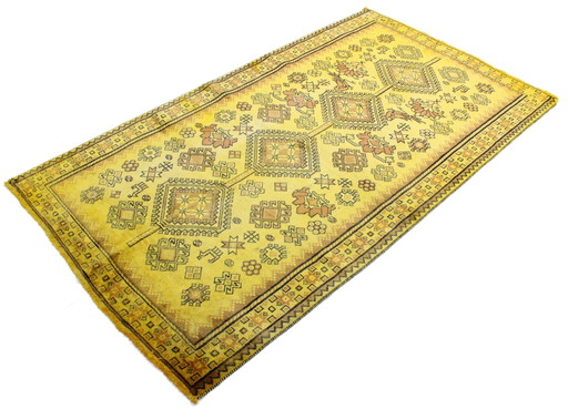 Persian Carpet Old Ghashghai Shiraz Very 200 X 113 Cm