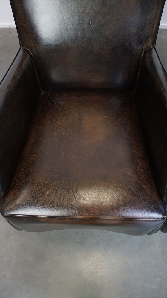 Image 1 of 4 X Sheep Leather Design Dining Chair By Bart Van Bekhoven