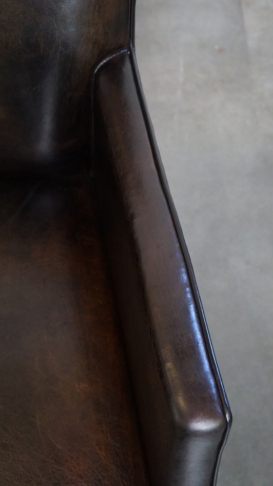 Image 1 of 4 X Sheep Leather Design Dining Chair By Bart Van Bekhoven