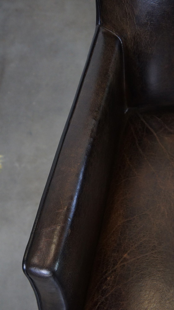 Image 1 of 4 X Sheep Leather Design Dining Chair By Bart Van Bekhoven