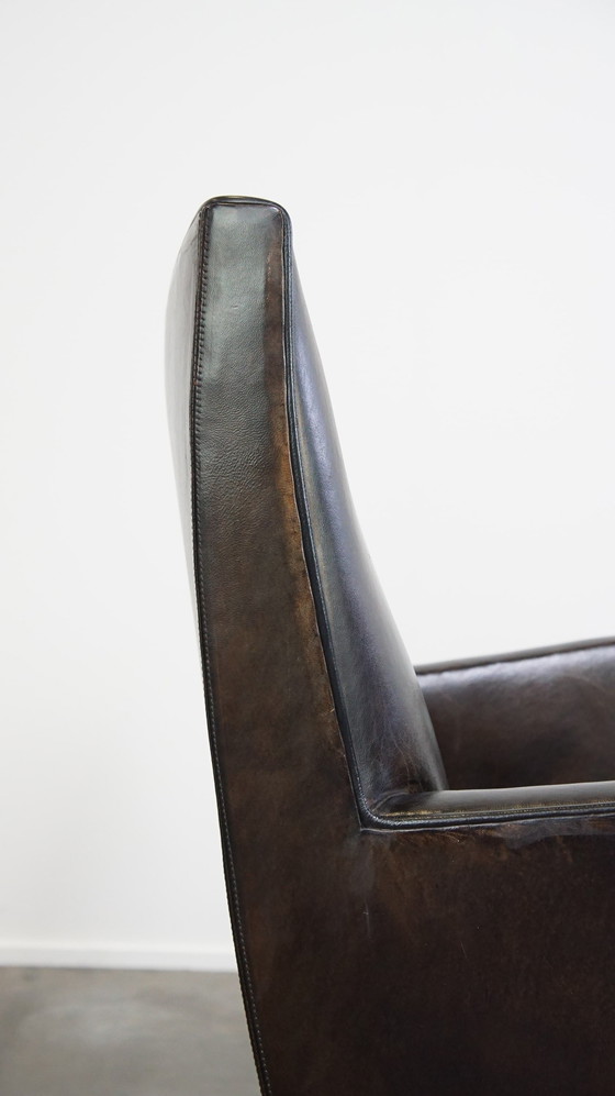 Image 1 of 4 X Sheep Leather Design Dining Chair By Bart Van Bekhoven