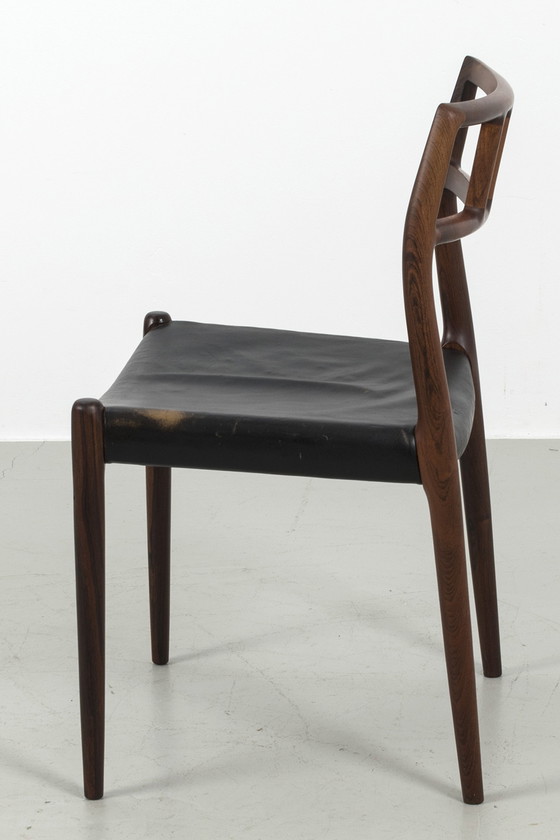 Image 1 of J.L. Møller Møbelfabrik Modèle 79 chaise de Niels Møller