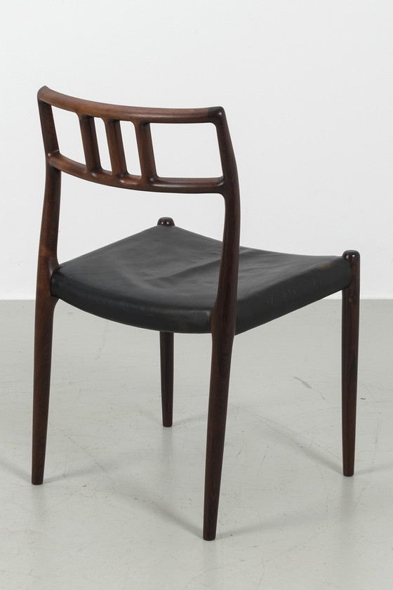 Image 1 of J.L. Møller Møbelfabrik Modèle 79 chaise de Niels Møller