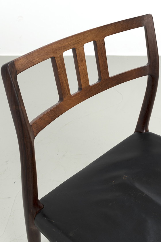 Image 1 of J.L. Møller Møbelfabrik Modèle 79 chaise de Niels Møller