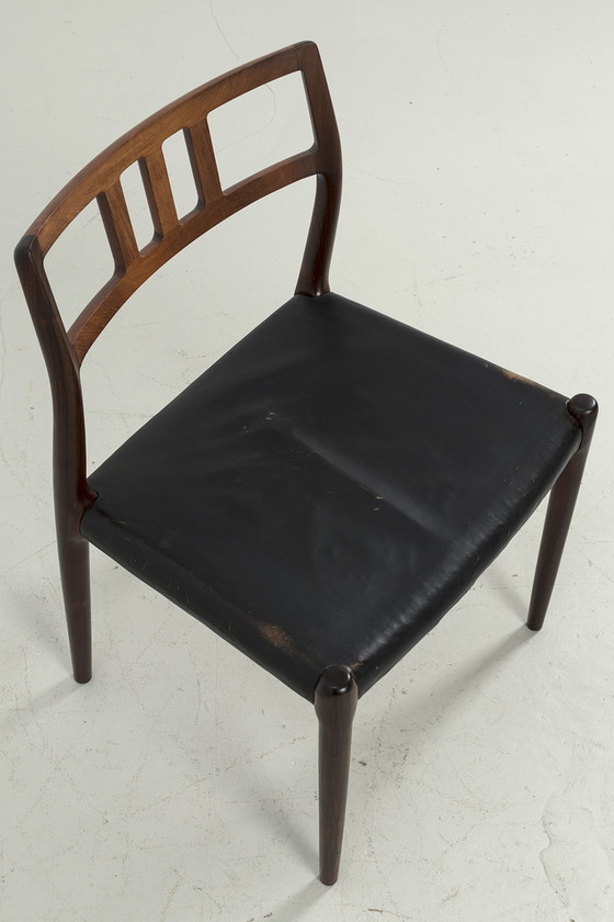 Image 1 of J.L. Møller Møbelfabrik Modèle 79 chaise de Niels Møller