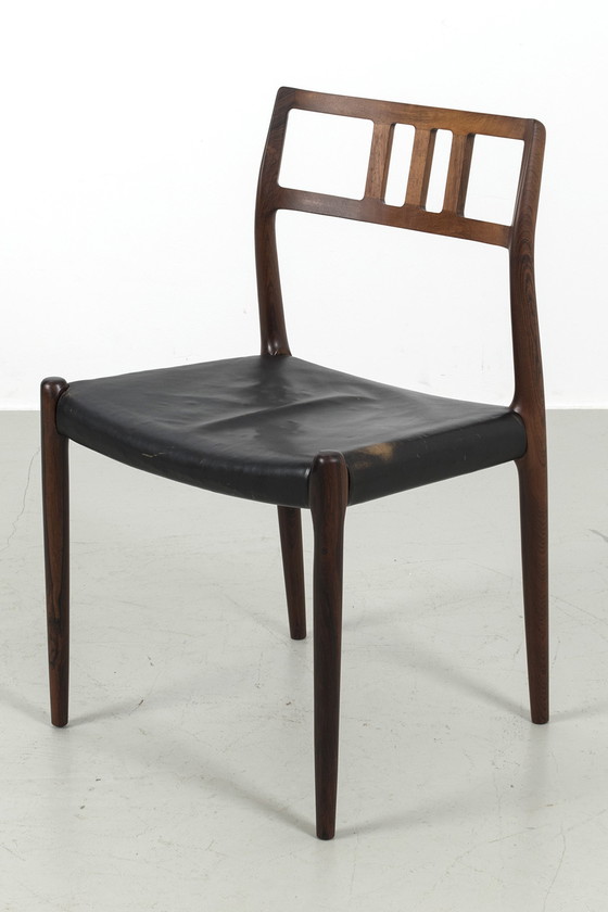 Image 1 of J.L. Møller Møbelfabrik Modèle 79 chaise de Niels Møller