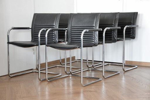 6x Fauteuil Dialog Walter Knoll