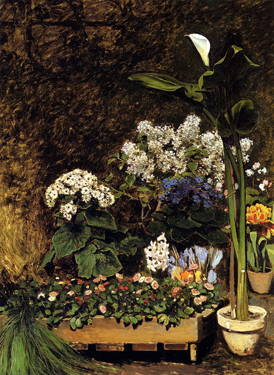 Image 1 of Pierre-Auguste Renoir - Fleurs printanières mélangées