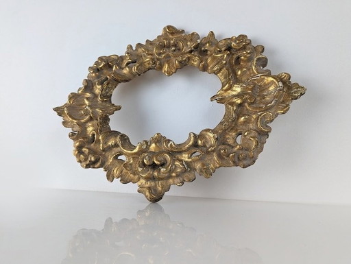 Antique Gilt Stuccoed Wood Frame