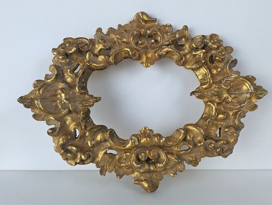 Image 1 of Antique Gilt Stuccoed Wood Frame