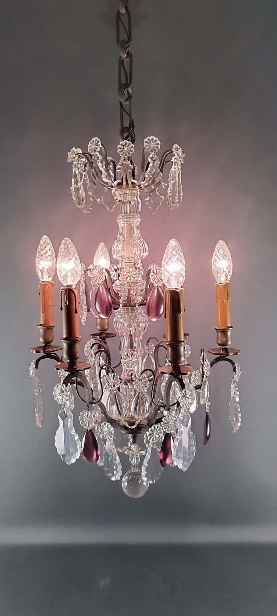 Image 1 of Classic French Crystal Airer Ca 1910