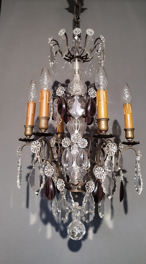 Image 1 of Classic French Crystal Airer Ca 1910