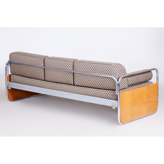 Image 1 of Vintage grey Bauhaus sofa by Hynek Gottwald, 1930s