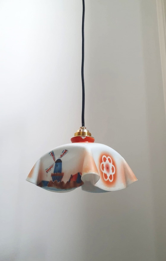 Image 1 of Art deco handkerchief lamp