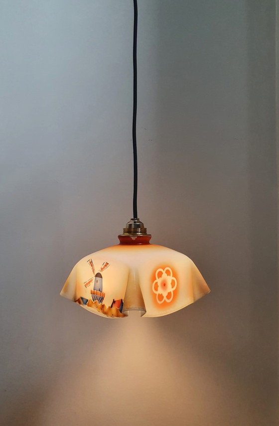 Image 1 of Art deco handkerchief lamp