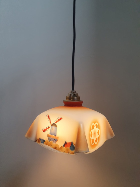 Image 1 of Art deco handkerchief lamp