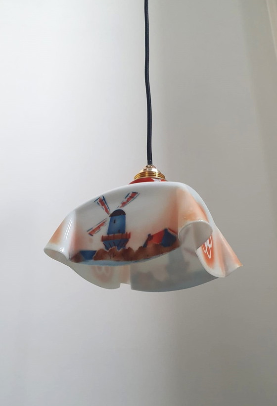 Image 1 of Art deco handkerchief lamp