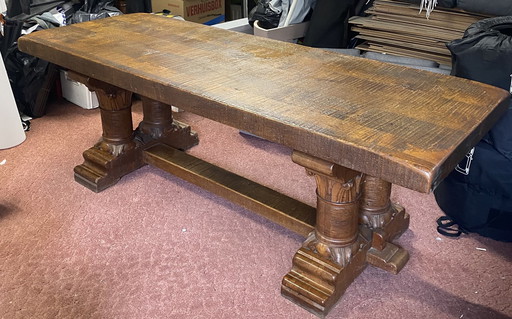 Monastery Table Full Oak Brown Robust Appearance