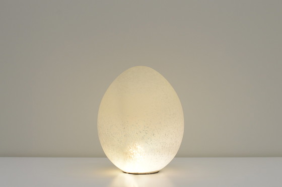 Image 1 of Vintage Domec Luminaires egg table lamp