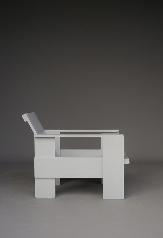 Image 1 of Plywood Gerrit Rietveld style Crate Chair, 1970s
