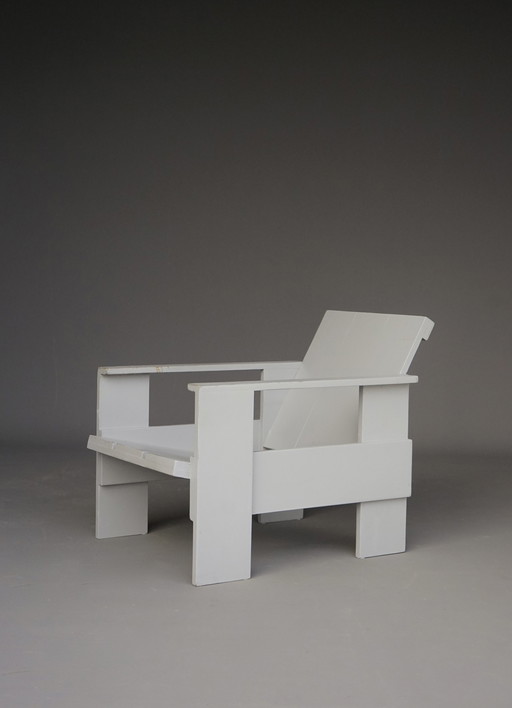 Plywood Gerrit Rietveld style Crate Chair, 1970s