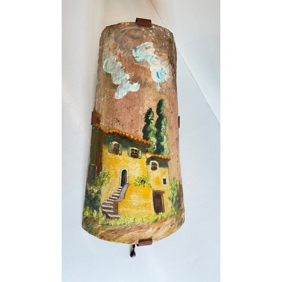 Image 1 of Lampada da parete vintage in piastrelle