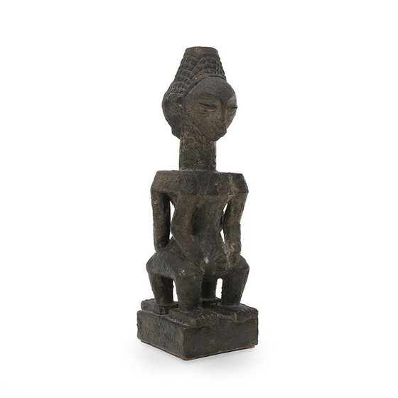 Image 1 of Vintage African-inspired ceramic statue, 1960