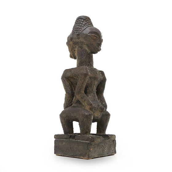 Image 1 of Vintage African-inspired ceramic statue, 1960