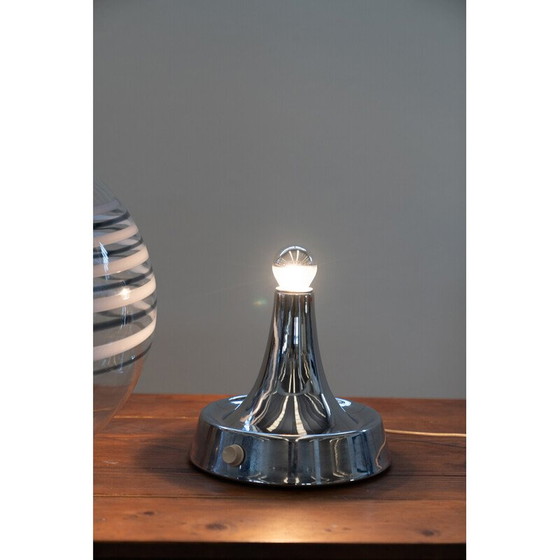 Image 1 of Vintage Murano glass table lamp by Gino Vistosi, Italy 1970