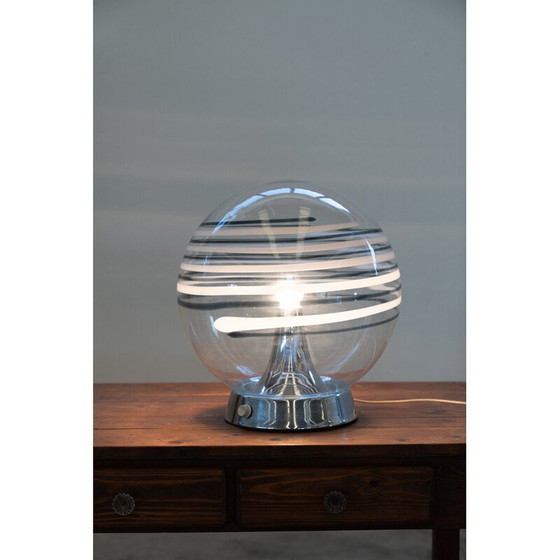 Image 1 of Vintage Murano glass table lamp by Gino Vistosi, Italy 1970