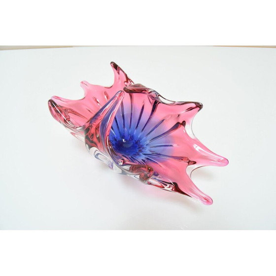 Image 1 of Vintage glass bowl by Josef Hospodka for Chribska, Czechoslovakia 1960