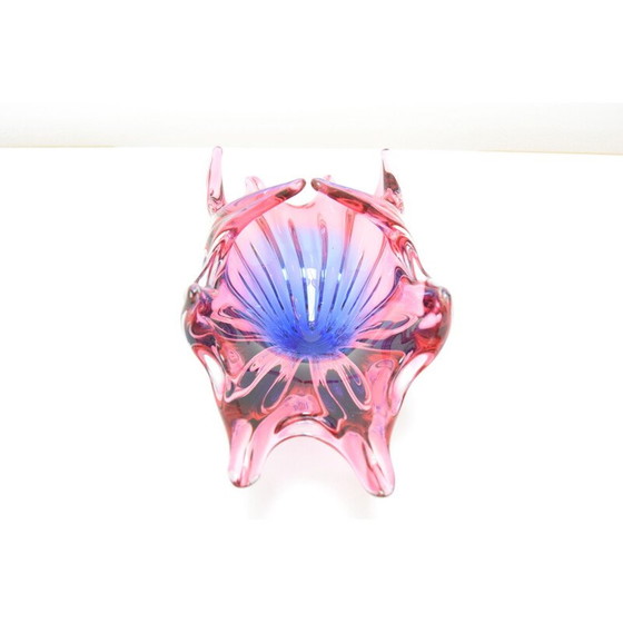 Image 1 of Vintage glass bowl by Josef Hospodka for Chribska, Czechoslovakia 1960