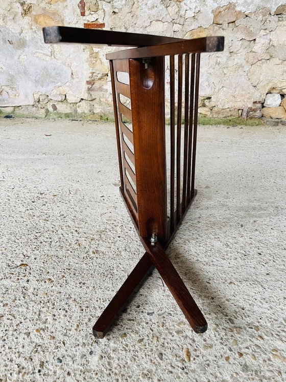 Image 1 of Mid-Century, Vintage, Folding Magazine Rack, Cees Braackman, Circa 1960'S