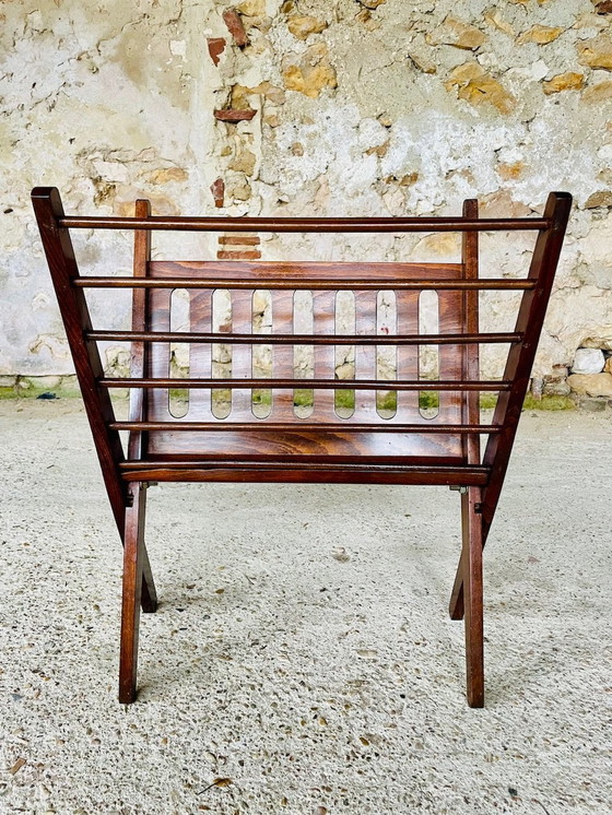 Image 1 of Mid-Century, Vintage, Folding Magazine Rack, Cees Braackman, Circa 1960'S