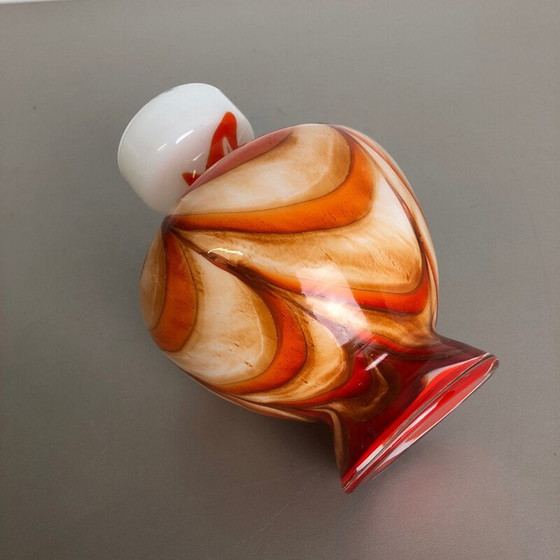 Image 1 of Vaso pop art multicolore vintage per Opaline Firenze, Italia 1970