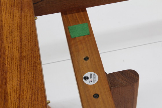 Image 1 of Tavolo da pranzo ovale allungabile vintage danese in teak massello Glostrup 