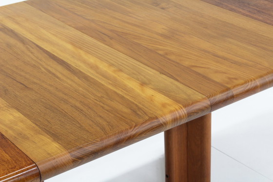 Image 1 of Tavolo da pranzo ovale allungabile vintage danese in teak massello Glostrup 