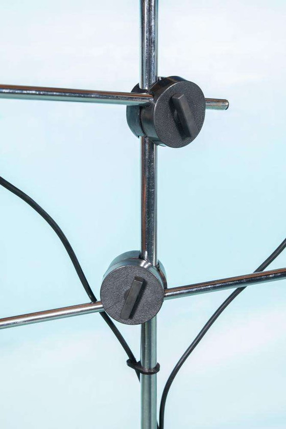 Image 1 of Lampada da terra spaziale con faretti orientabili anni '70