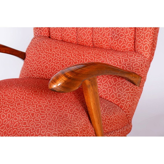 Image 1 of Poltrona vintage Art Deco in faggio di Jan Vaněk, Cecoslovacchia 1930