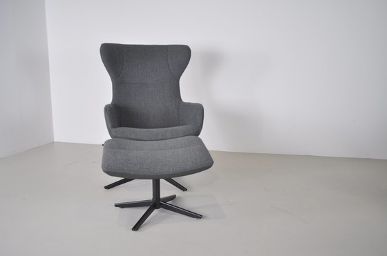 Image 1 of Zyba design armchair + ottoman