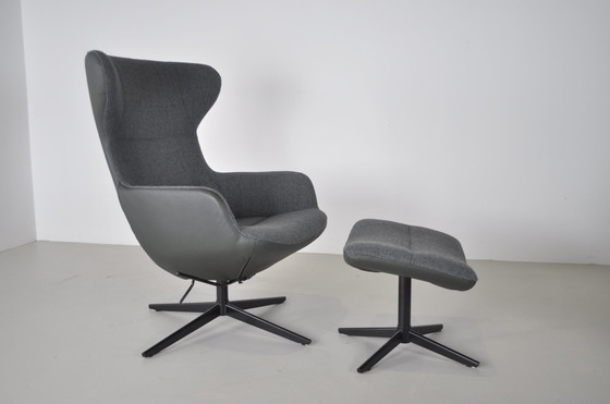 Image 1 of Zyba design armchair + ottoman